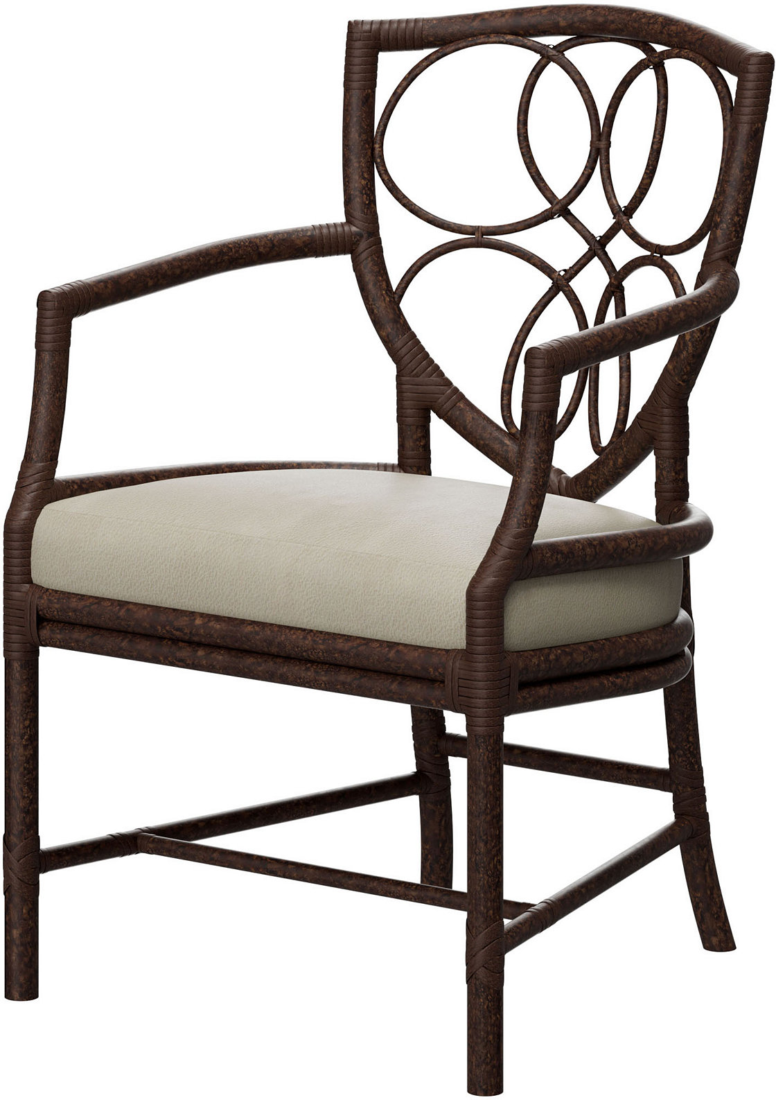 Shield Back Dining Arm Chair
