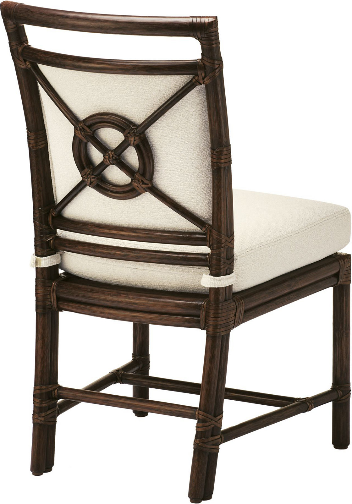 Rattan Target(R) Side Chair, (Upholstered Back)