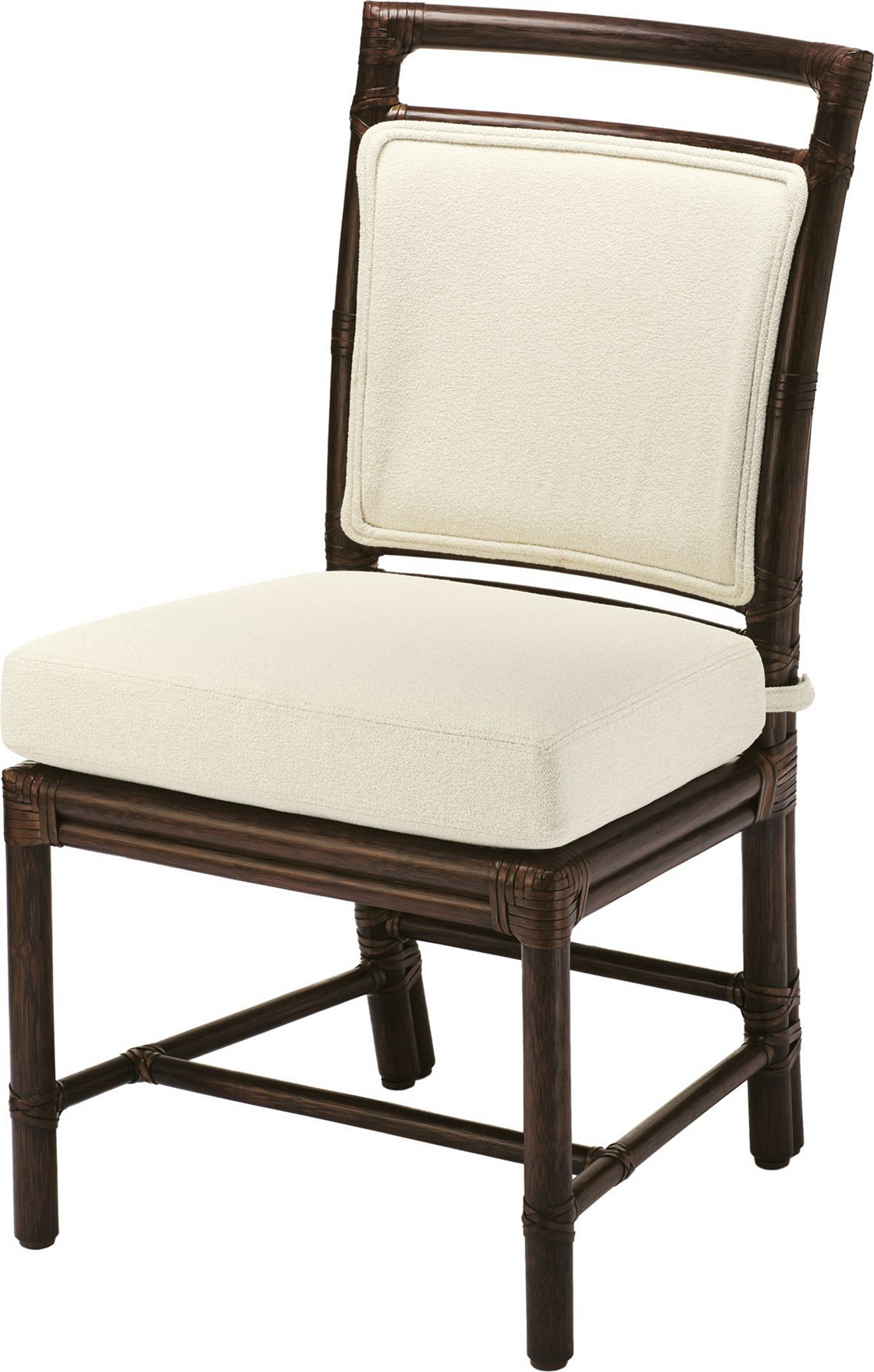 Rattan Target(R) Side Chair, (Upholstered Back)